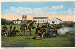 Fort Brown mountain battery in action