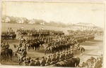 Fort Brown U.S. Cavalry in formation at the parade grounds