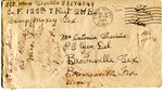 [Military] Correspondence from Maximo Trevino, envelope - 01