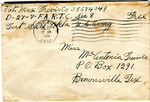 [Military] Correspondence from Maximo Trevino, envelope - 02