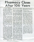 [Brownsville] Newspaper article on The Eagle Pharmacy by A. A. Champion