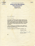 [Fort Brown] Document from United States Congress, petition of war assets to be donated to the Brownsville Junior College, 1947-12-16 by Milton H. West