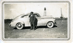 [People] Photograph of Roland Wieland in front of automobile