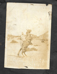 [Brownsville] Photograph of Palmito Ranch and Carlos Orive on horseback