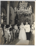 [People] Photograph of Carmen Gavito and Dr. Melchor Landin Jr.'s wedding at Immaculate Conception Cathedral