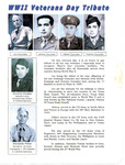 Newspaper clipping and draft of article - WWII Veteran's Day Tribute - Pharr's four Gonzalez brothers by Pat Gonzalez