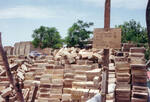 [Reynosa, CEB] Photograph of Leftover Brick Inverntory and an Abandoned Kiln by Scott Cook