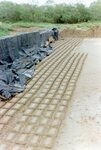 [Reynosa, CAV-Arriaga] Photograph of Unfired Bricks Damaged by a Summer Downpour by Scott Cook