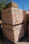 [Reynosa, ELL-New] Photograph of Palletized Tumbled Chicago-Style Bricks by Scott Cook
