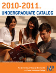 UTB/TSC Undergraduate Catalog 2010-2011 by University of Texas at Brownsville and Texas Southmost College
