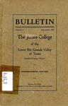 BJC Bulletin 1929-1930 by Brownsville Public School System