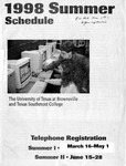 UTB/TSC Summer Schedule 1998 by University of Texas at Brownsville and Texas Southmost College
