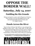 OPPOSE THE BORDER WALL!