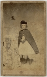 Girl in dress and cape, front