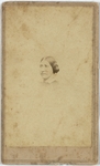 Portrait of a woman with hair parted in the middle, front by Joshua A. Williams