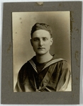 U.S. Navy sailor, half portrait, front