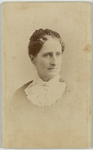 Woman with elaborate neck cloth, half-length portrait, facing right, front