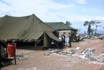 Photograph of Bachelor's Officers Quarters (B.O.Q.) at 24th Evac Hospital "Beer Tent" by Cayetano E. Barrera