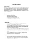 Lesson Plan, 4-7th Grade, Science & Math - Mud Pile Mountain by Amy Juan and 