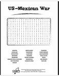 Children's Activity - U.S. Mexican War Word Search