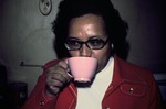 Woman drinking tea 02