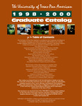 UTPA Graduate Catalog 1998-2000