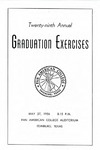 PAC Commencement – Spring 1956 by Pan American College
