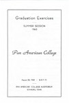 PAC Commencement – Summer 1960 by Pan American College