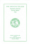 PAC Commencement – Summer 1962 by Pan American College