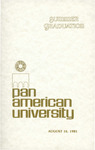 PAU Commencement – Summer 1981 by Pan American University