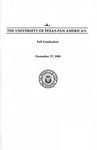 UTPA Commencement – Fall 1989 by University of Texas-Pan American