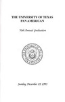 UTPA Commencement – Fall 1993 by University of Texas-Pan American