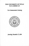 UTPA Commencement – Fall 1994