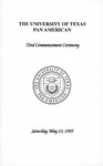 UTPA Commencement – Spring 1995 by University of Texas-Pan American