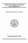 UTPA Commencement – Spring 1997 by University of Texas-Pan American