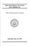 UTPA Commencement – Spring 1998 by University of Texas-Pan American