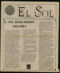 El Sol v.1 no.8, page 1 by Pan American University