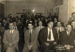 Group of men inside Roberto Studio in Matamoros, Tamaulipas