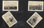 Page 17, U.S. Army camp in San Benito, Soldiers resting on side of road, Soldier with captured Black Eagle