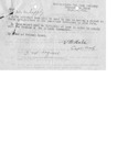 Mexican Border War Records, Brownsville District, 1916 - 135