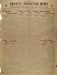 Gravity Irrigation News (1923-04) by Lower Rio Grande Valley Water Users' Association