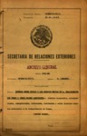Archivo Historico De La Secretaria De Relaciones Exteriores L_E_1058 by Secretaria de Relaciones Exteriores