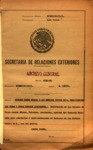 Archivo Historico De La Secretaria De Relaciones Exteriores L_E_1060 by Secretaria de Relaciones Exteriores