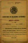 Archivo Historico De La Secretaria De Relaciones Exteriores L_E_1063 by Secretaria de Relaciones Exteriores
