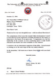 Letter from Dr. John P. Howe to Mayor William Card: 1994-10-12