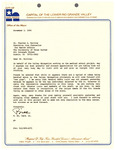 Letter from Mayor William Card to Dr. Charles B. Mullins: 1994-11-03 by H. William Card Jr.