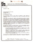 Letter from Mayor William Card to Representative Jim Solis: 1994-12-19