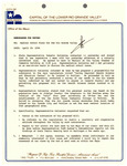 Letter from Mayor William Card to Committee: 1994-04-29