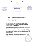 Memo from Representative Renato Cuellar to Steering Committee Members: 1994-07-26 by Renato Cuellar