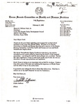 Letter from Judith Zaffirini to Mayor William Card: 1995-02-08 by Judith Zaffirini